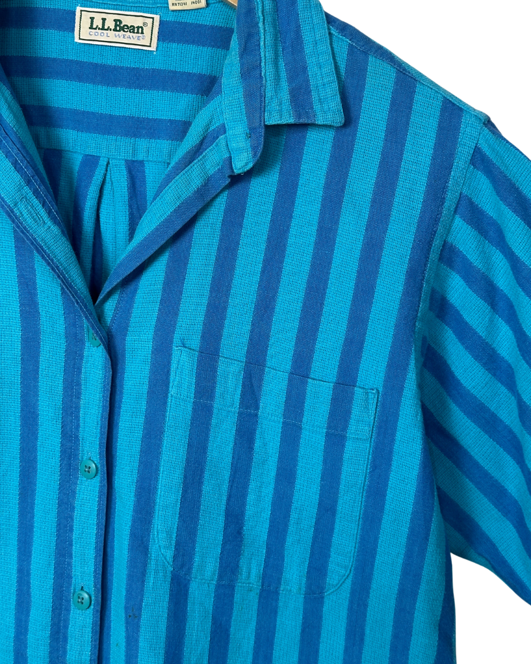 L.L. Bean Striped Shirt -  Women's Large