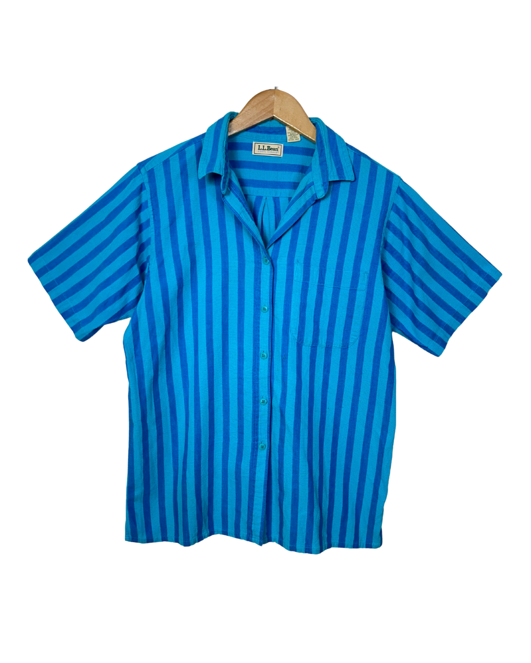 L.L. Bean Striped Shirt -  Women's Large