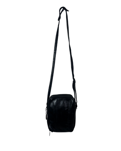 Vintage Unisex American Angel Genuine Leather Crossbody Bag
