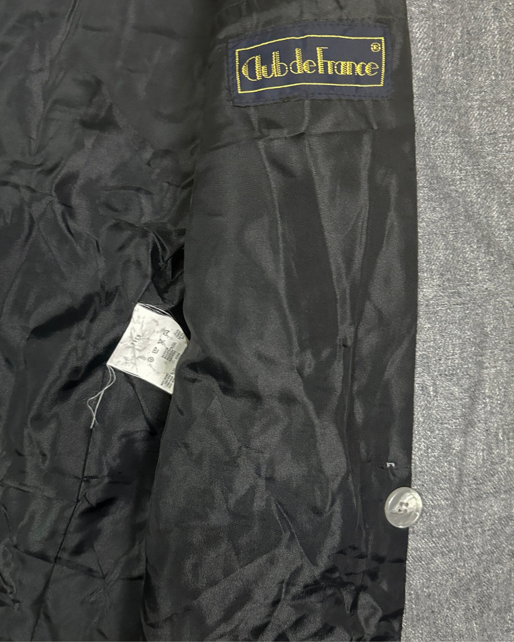 Club de France Double-Breasted Cropped Blazer