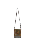 Stamped Leather Colombia Medellin Crossbody Flap Bag