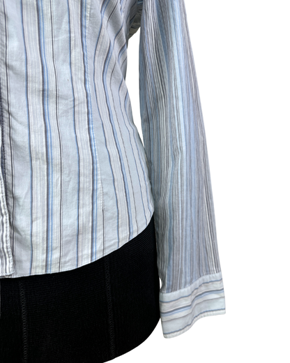 Staccato Striped Fitted Women's Shirt Medium