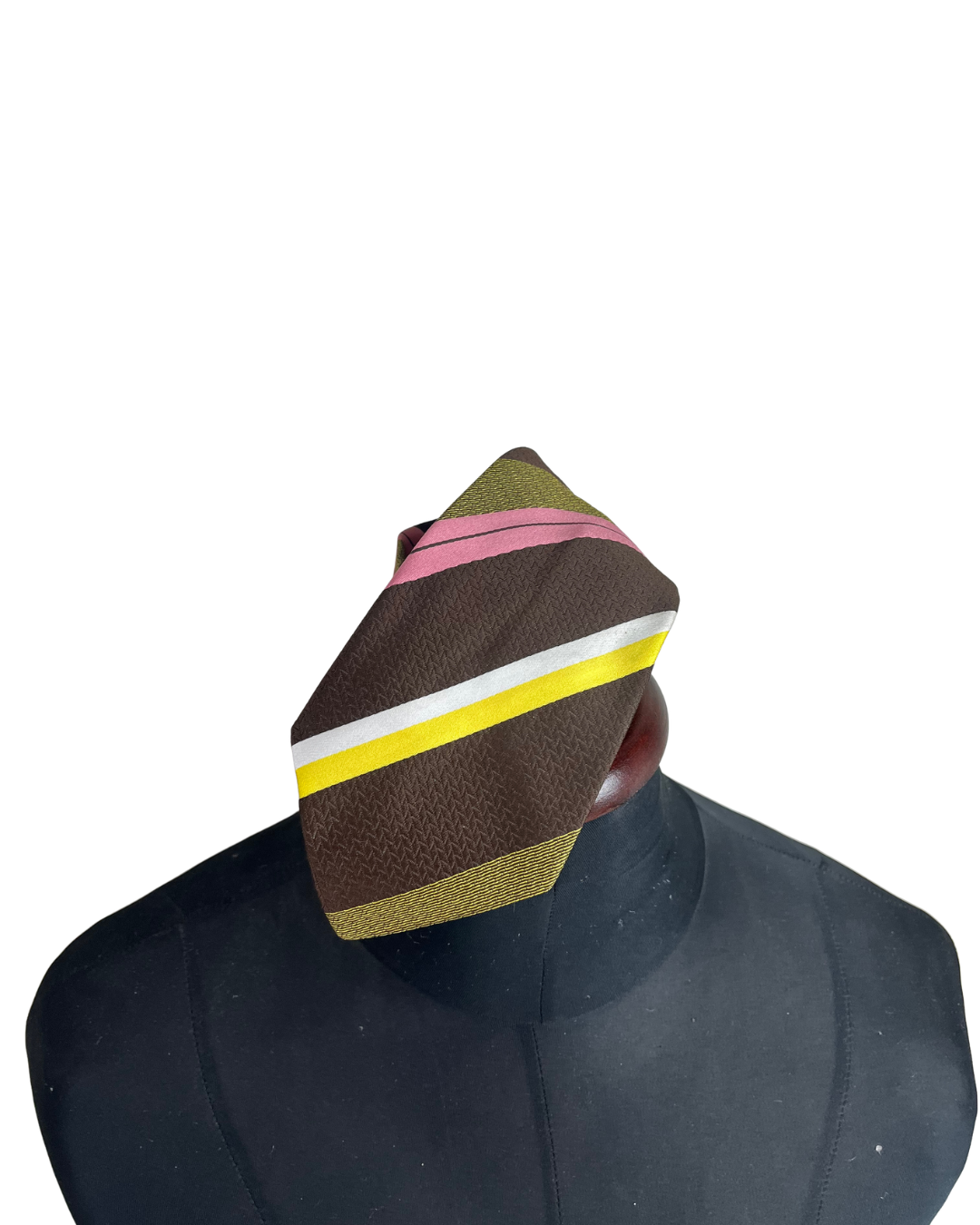 Striped necktie