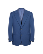 Vintage Blue Full Suit with Patterned Lining