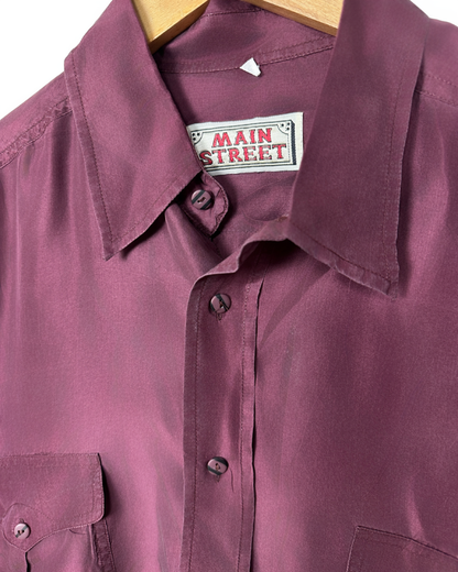 Main Street Silk-Blend Shirt XL