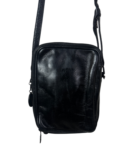 Vintage Unisex American Angel Genuine Leather Crossbody Bag