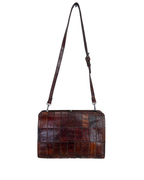 Vintage 1960s Paco's Valencia Crocodile Leather Crossbody Bag