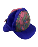 90s Abstract Fleece Trapper Cap - Funkify