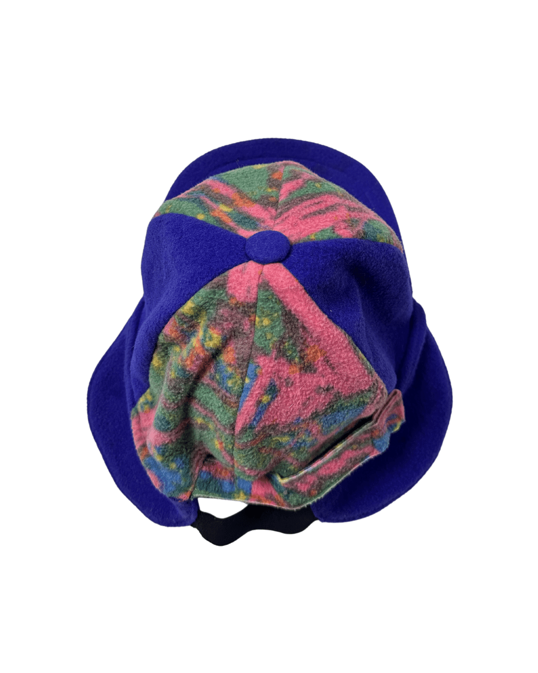 90s Abstract Fleece Trapper Cap - Funkify