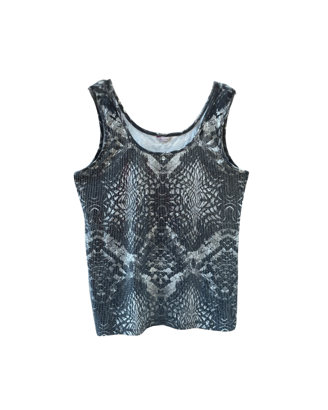 Y2K Miss Etam Sequinned Top - 2XL