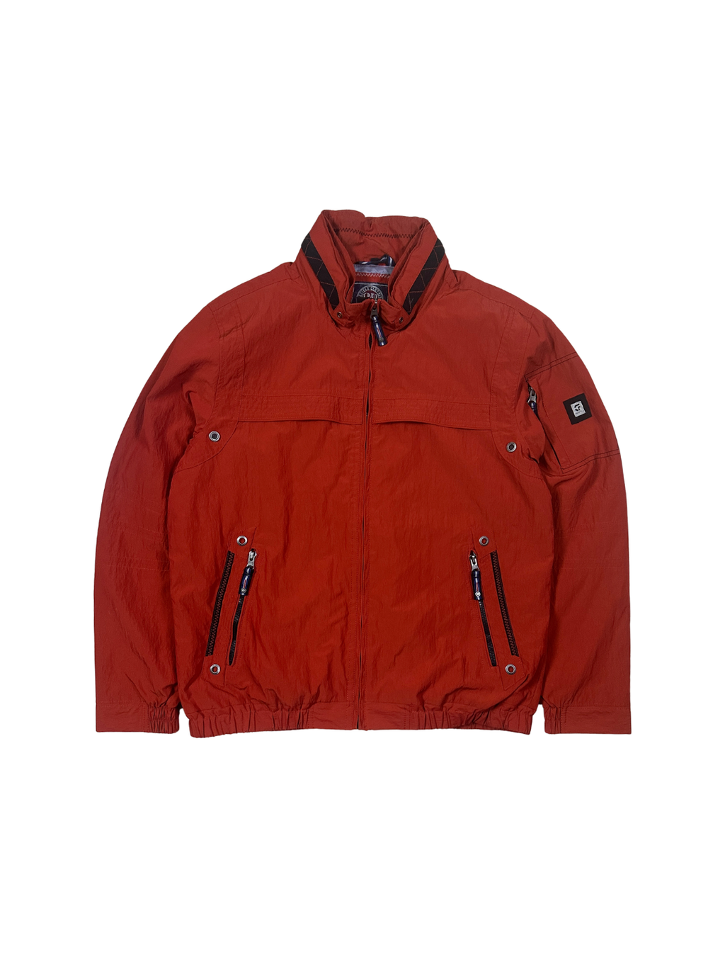 Crossfield Utility Bomber Style Jacket w Foldable Hood - Large