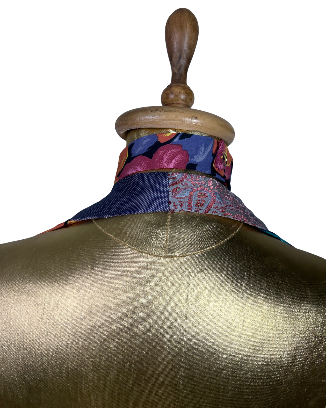 Handmade Upcycled Tie Halter Vest Top  & Choker