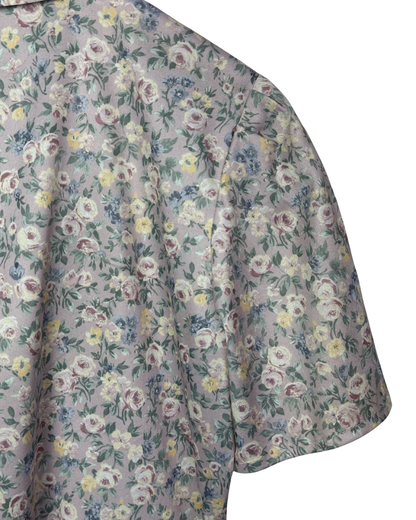 Vintage Blouse with Faux Pearl Collar Detail