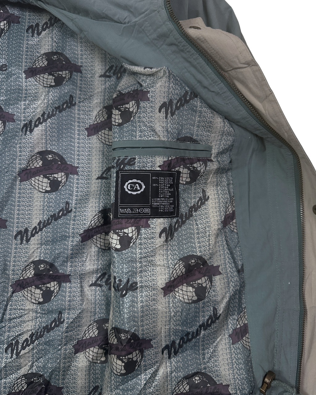 Vintage Natural Life Blue Utility Jacket