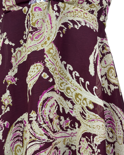 Y2K Assymetrical Hem Sequin Detail Cami Top