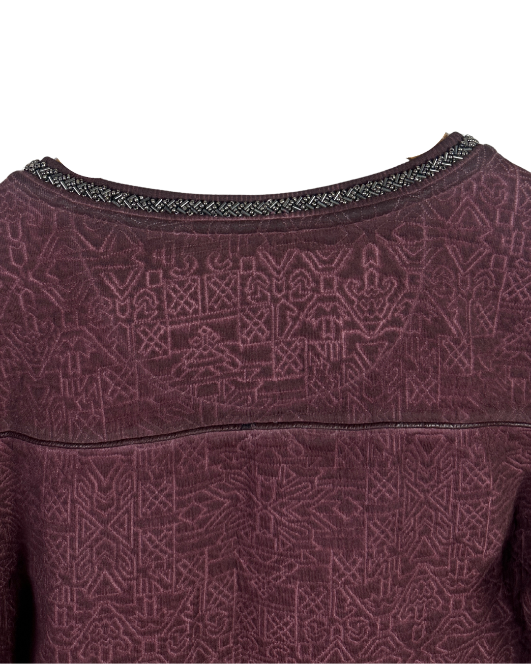 Vintage Garcia Jeans Textured Embellished Women's Jacket Small