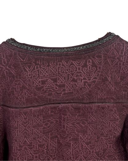 Vintage Garcia Jeans Textured Embellished Women's Jacket Small