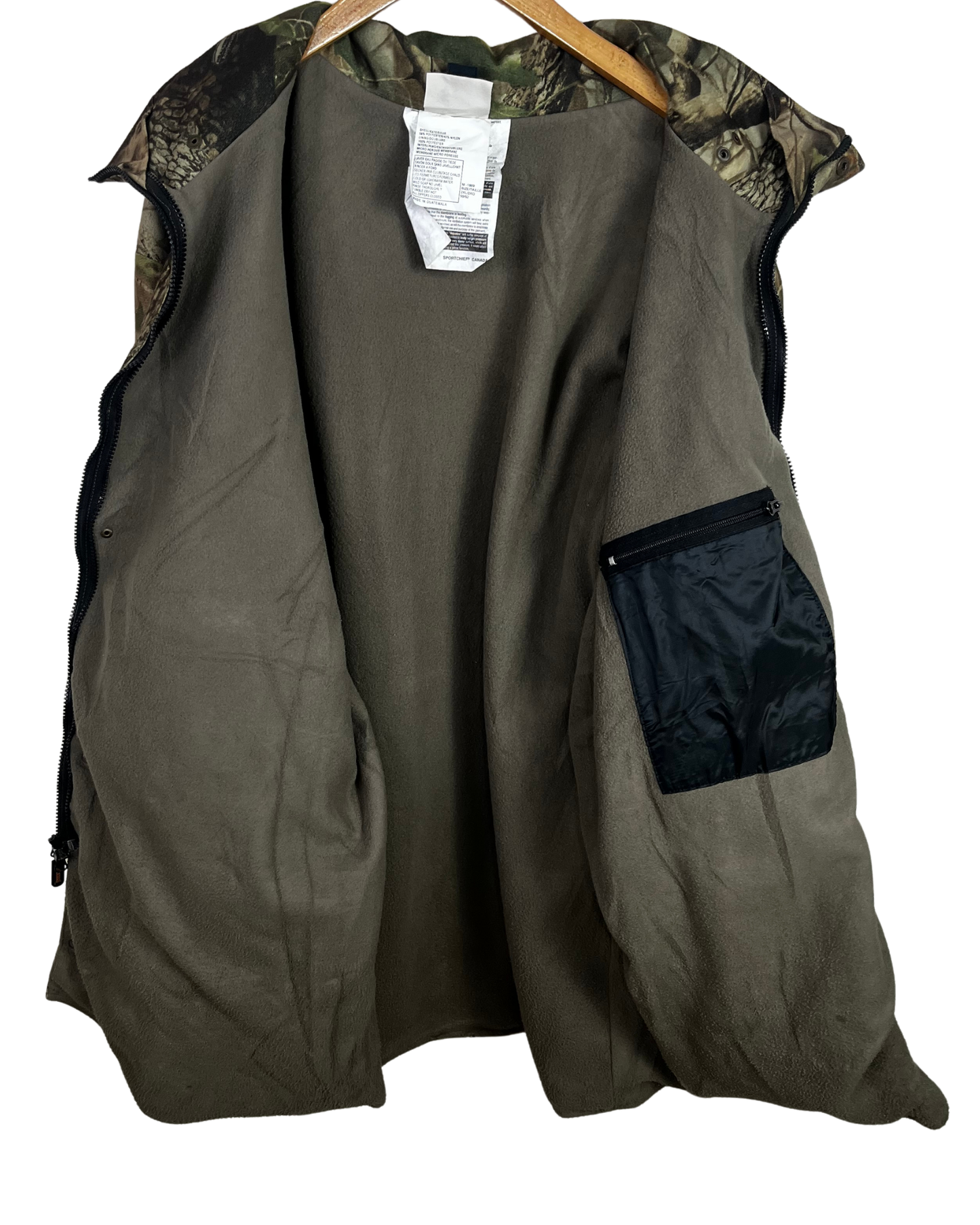 Sportchief Fleece-lined Camo Hunting Jacket - 2XL