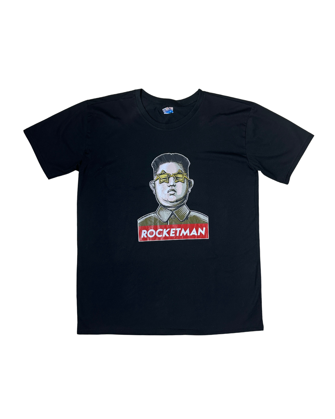 Kim Jong Un "Rocketman" Elton John Parody Graphic T-Shirt
