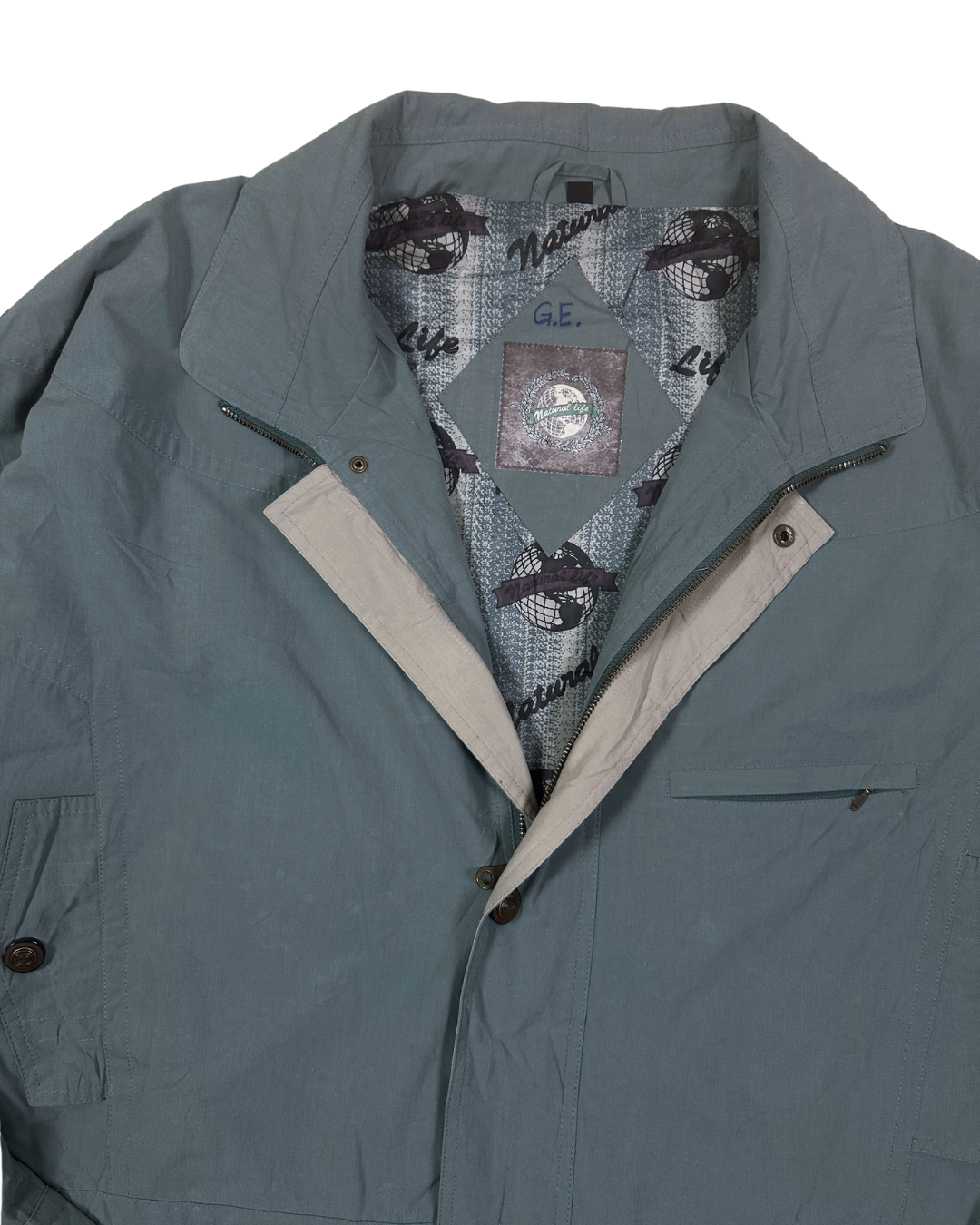 Vintage Natural Life Blue Utility Jacket