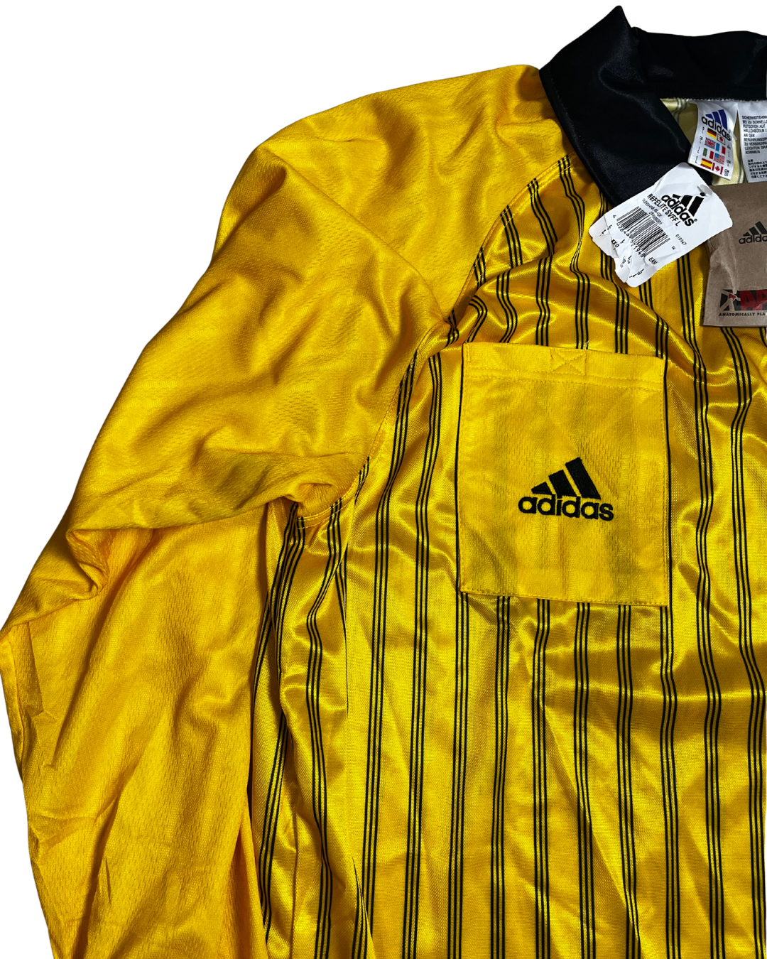 Deadstock Mens 1999-00 Sweden FA adidas Referee Shirt - Large