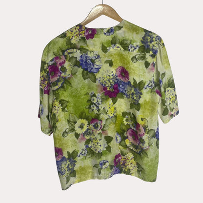 Vintage Floral Blouse