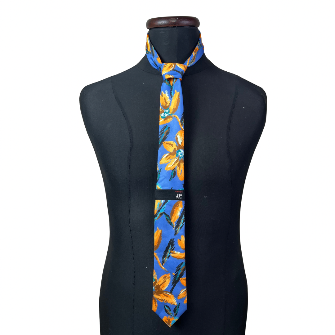 Floral Slim Necktie 6.5 cm