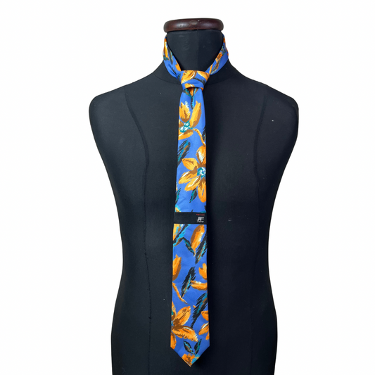 Floral Slim Necktie 6.5 cm