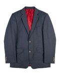 Dark Gray Pure Virgin Wool Blazer - Size 50