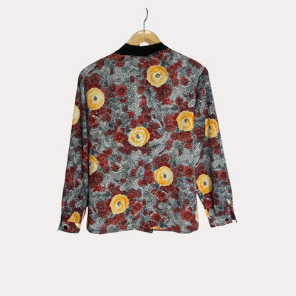 Vintage 90s Floral Blouse