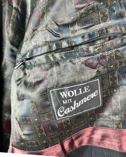 Yorn Cashmere Navy Coat XL