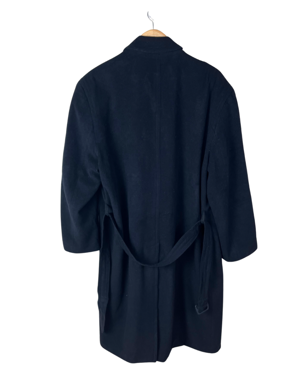 Yorn Cashmere Navy Coat XL