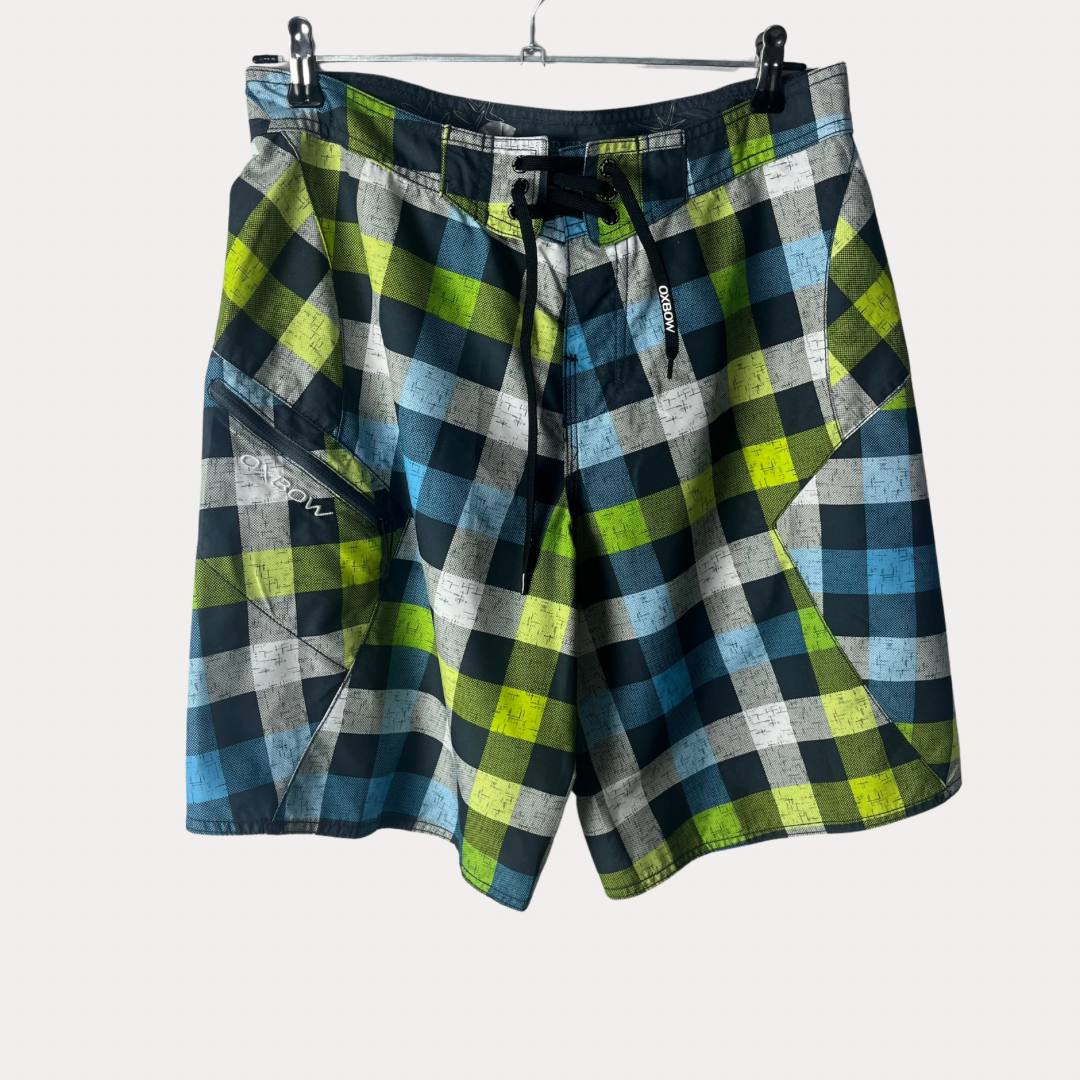 Oxbow Supreme Suede Checkered Shorts 30