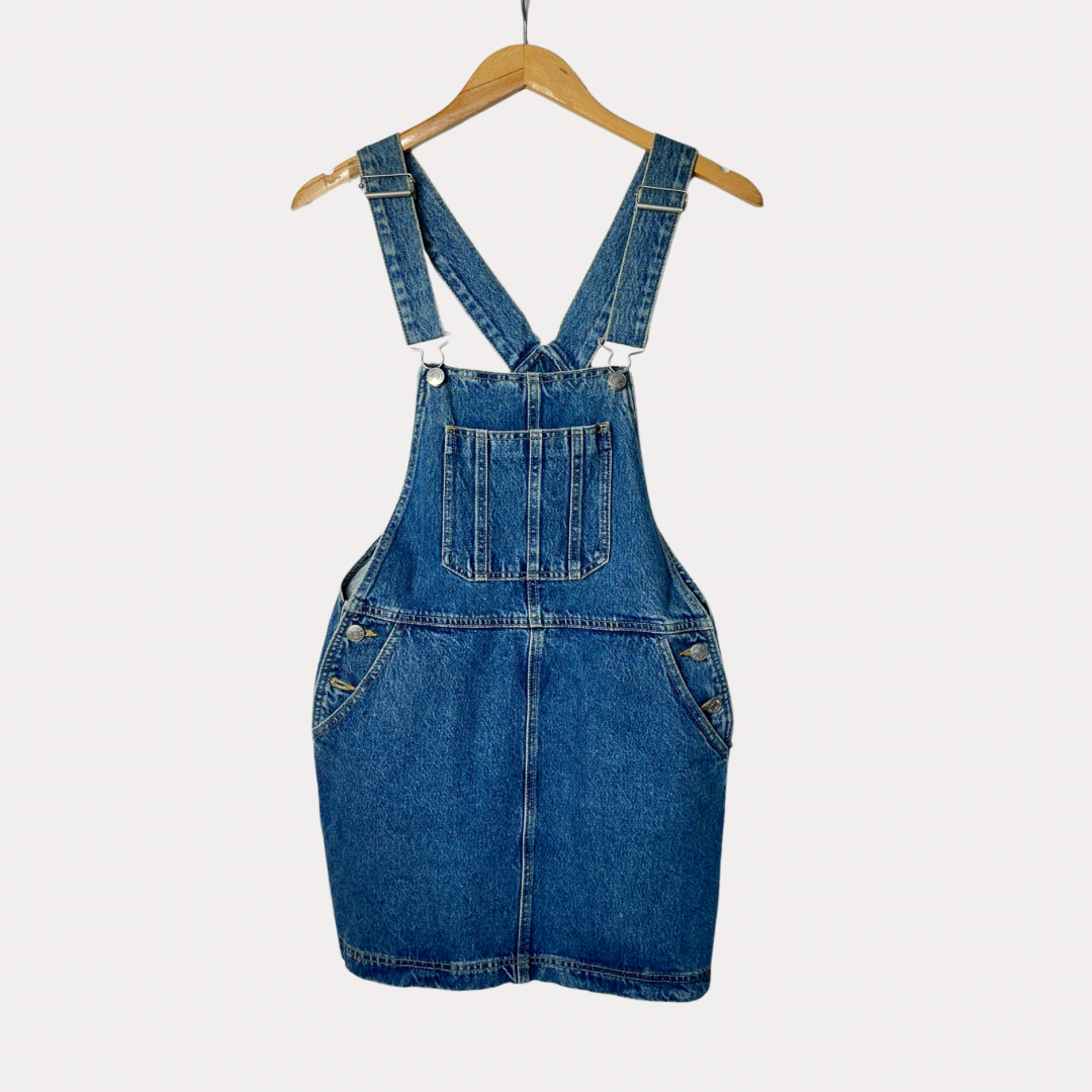 C&A Denim Overall Skirt Medium