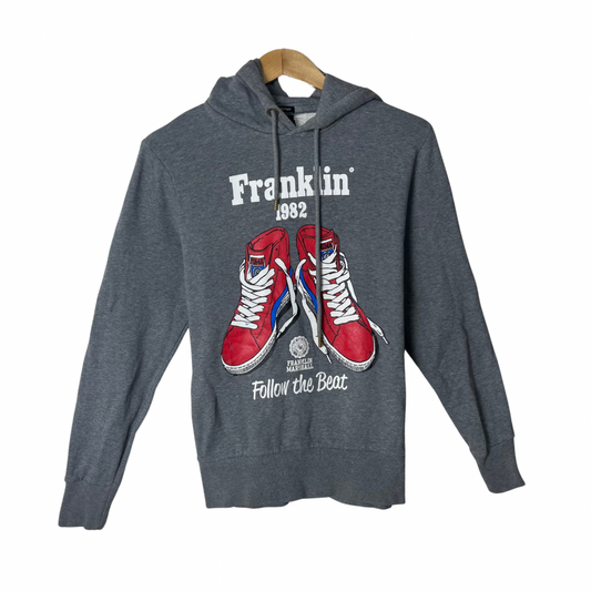 Franklin Marshall Shoe Print Hoodie Small