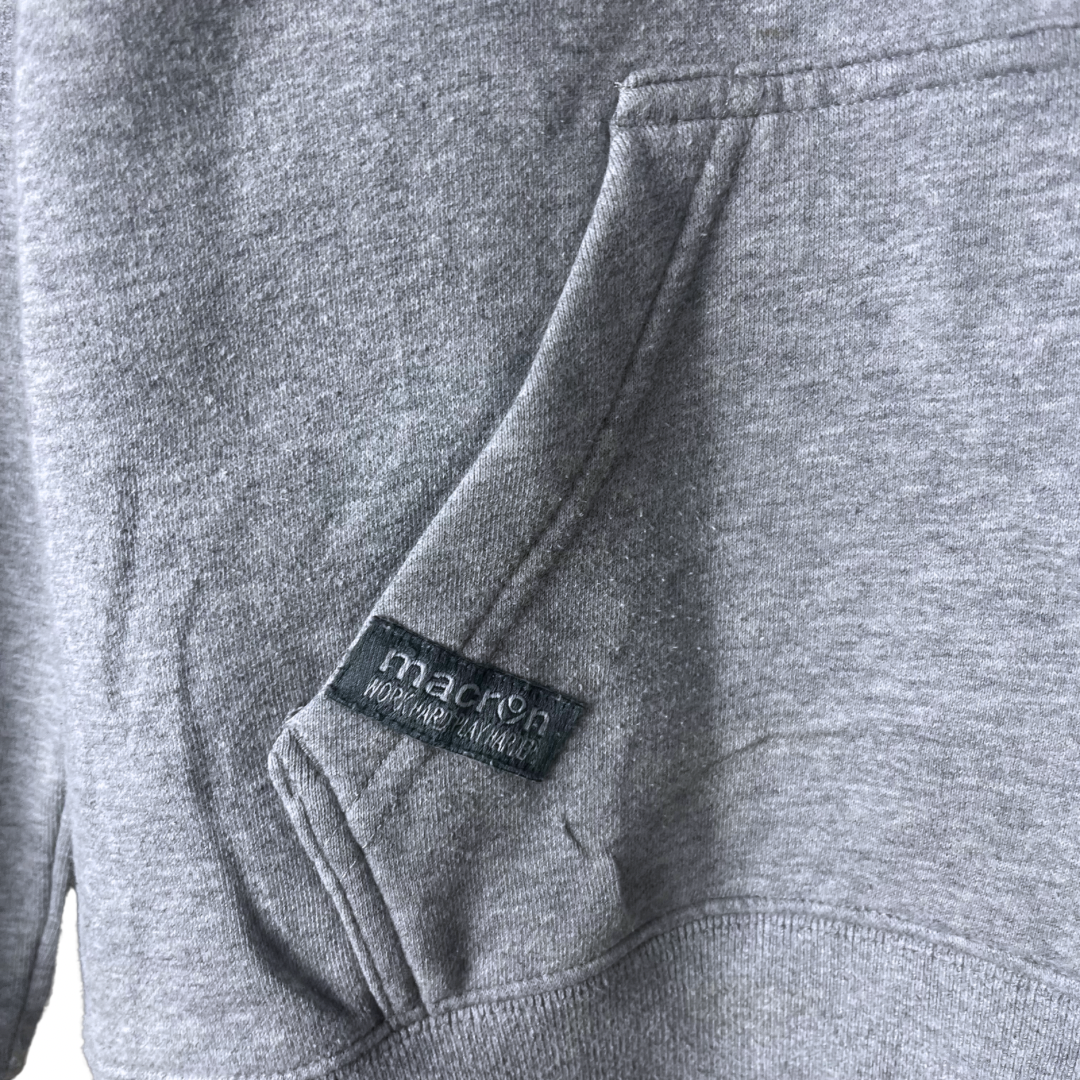 Macron Grey Hoodie Small