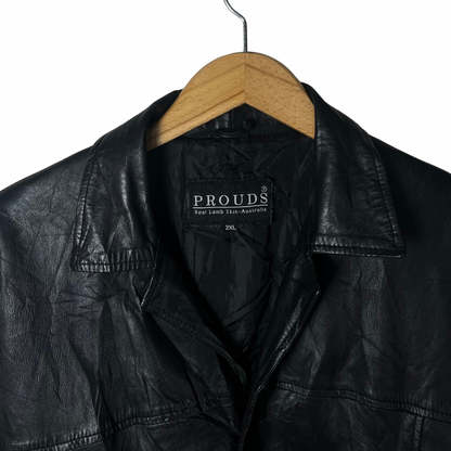 PROUDS Sheepskin Leather Jacket 2XL