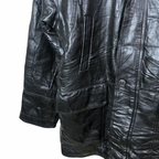 Alta Moda Genuine Leather Jacket with Fur Collar XL