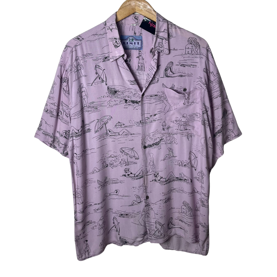 Limit Pink Beach Shirt Large