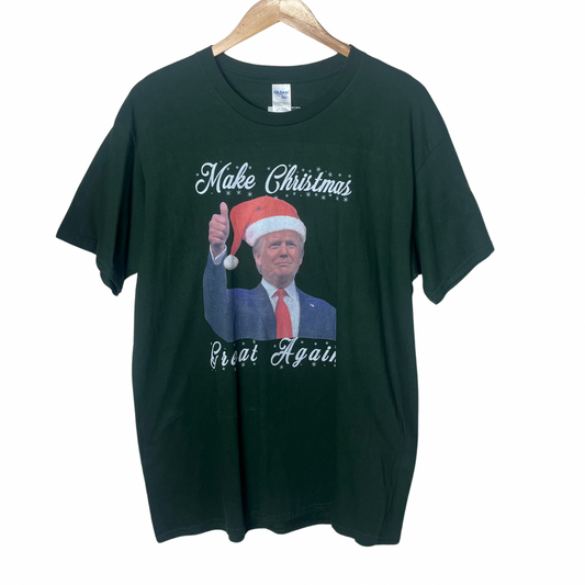 Gildan Make Christmas Great Again T-Shirt Medium
