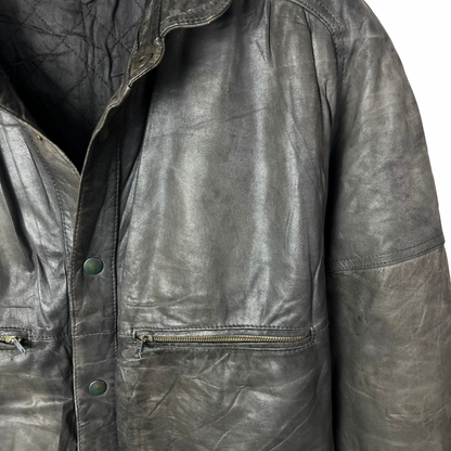 Vintage Genuine Leather Jacket XL