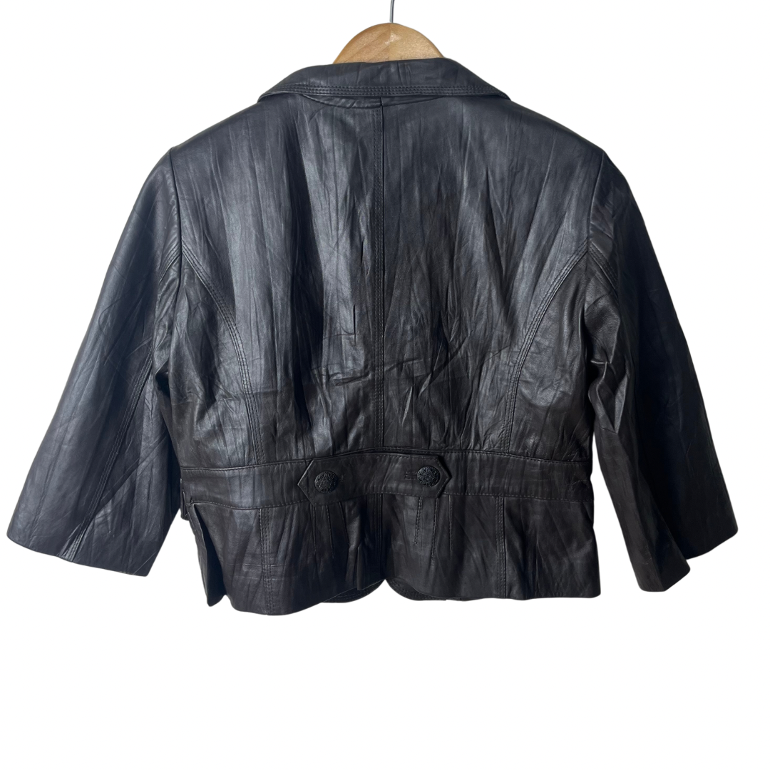 Peruvian Connection Genuine Leather Women's Jacket Small