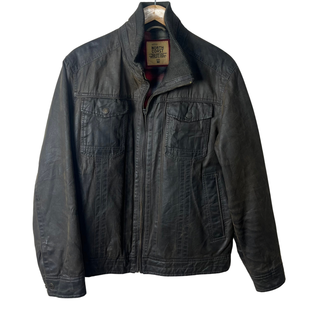 M & S North Coast Genuine Leather Jacket Medium