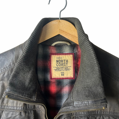 M & S North Coast Genuine Leather Jacket Medium
