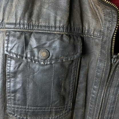 M & S North Coast Genuine Leather Jacket Medium