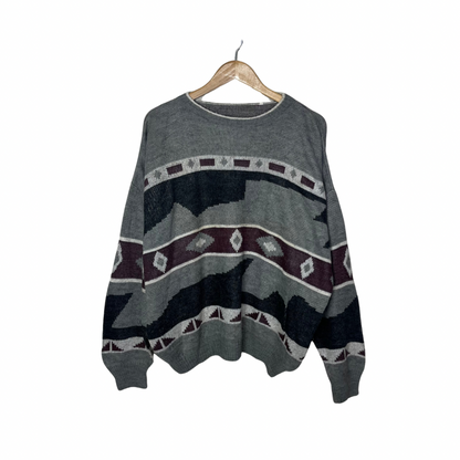 Patterned Sweater XL