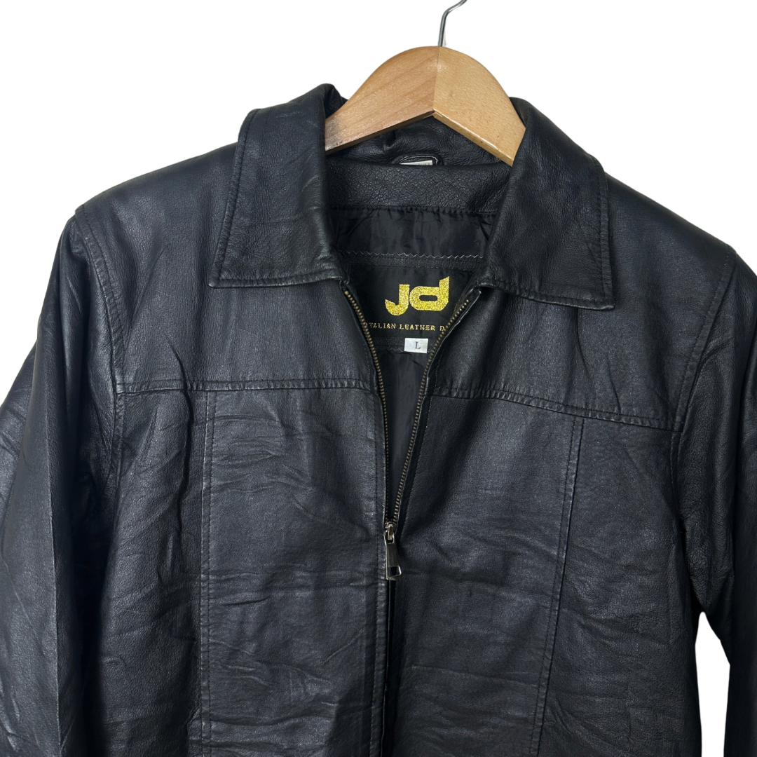 JD Italian Genuine Leather Jacket Medium