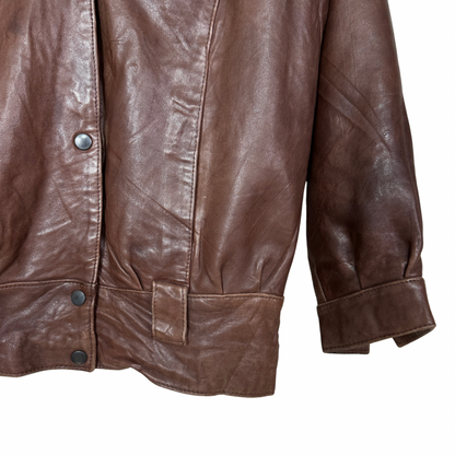 Vintage Genuine Leather Jacket Medium