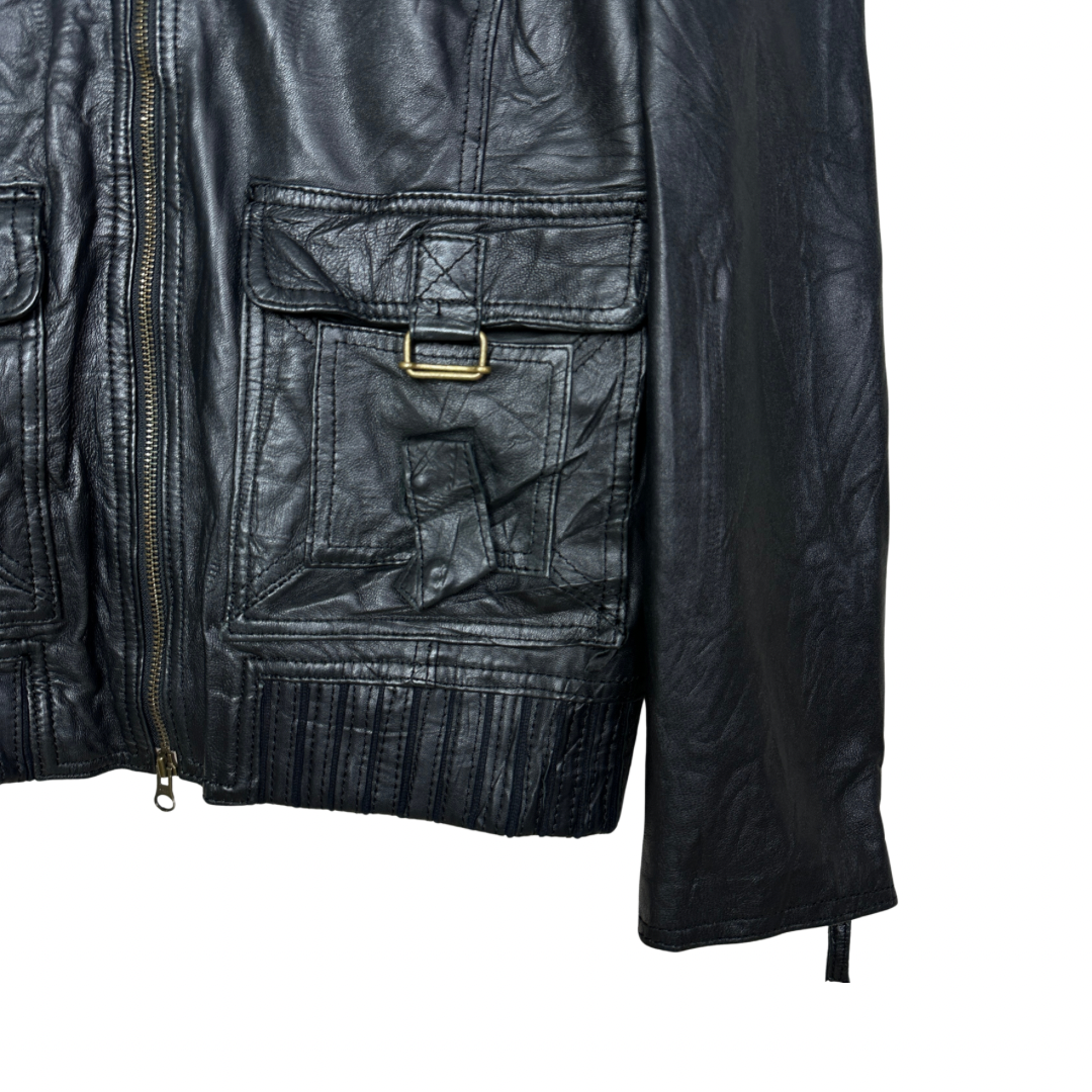 In Extenso Genuine Leather Jacket