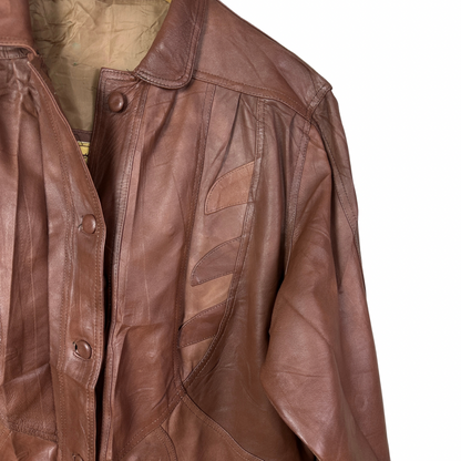 Vintage Genuine Leather Jacket XL